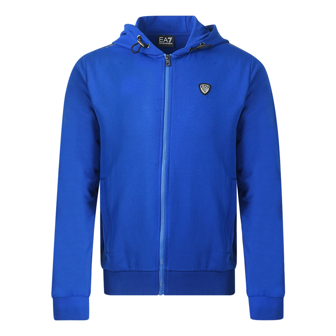 Ea7 blue hoodie best sale