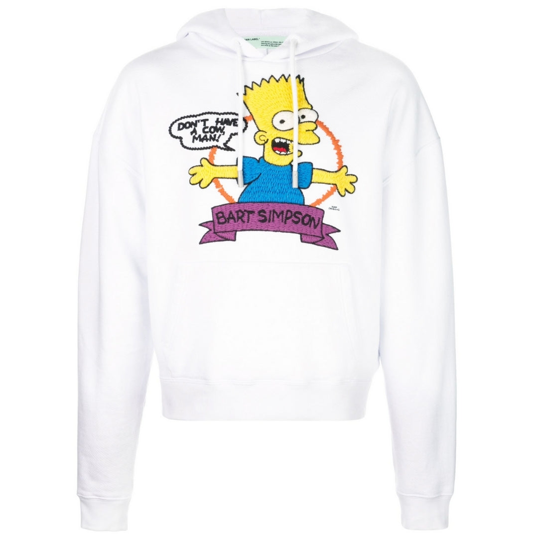 Simpsons off white hoodie on sale