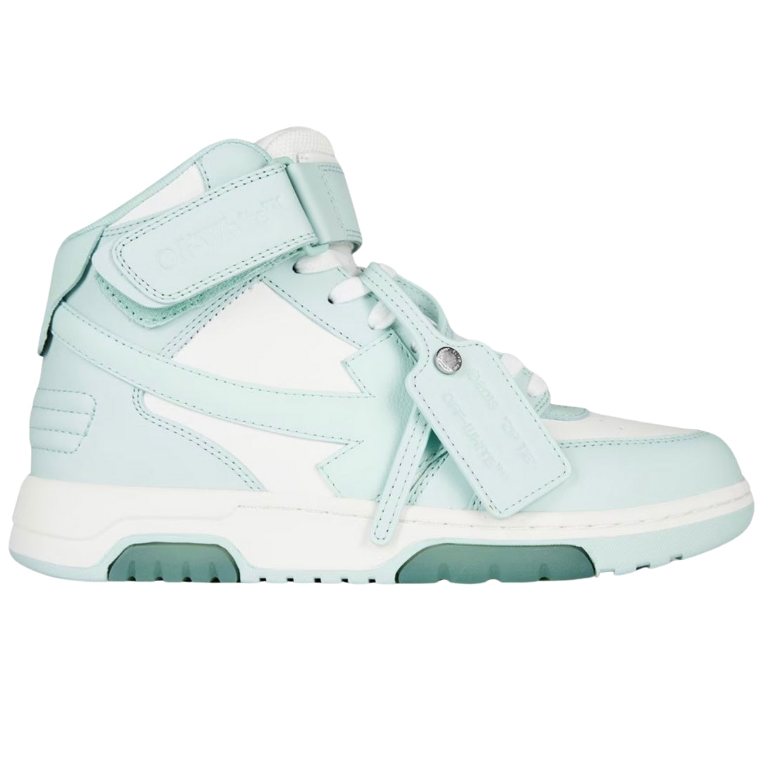 Off white high top sneaker white blue online