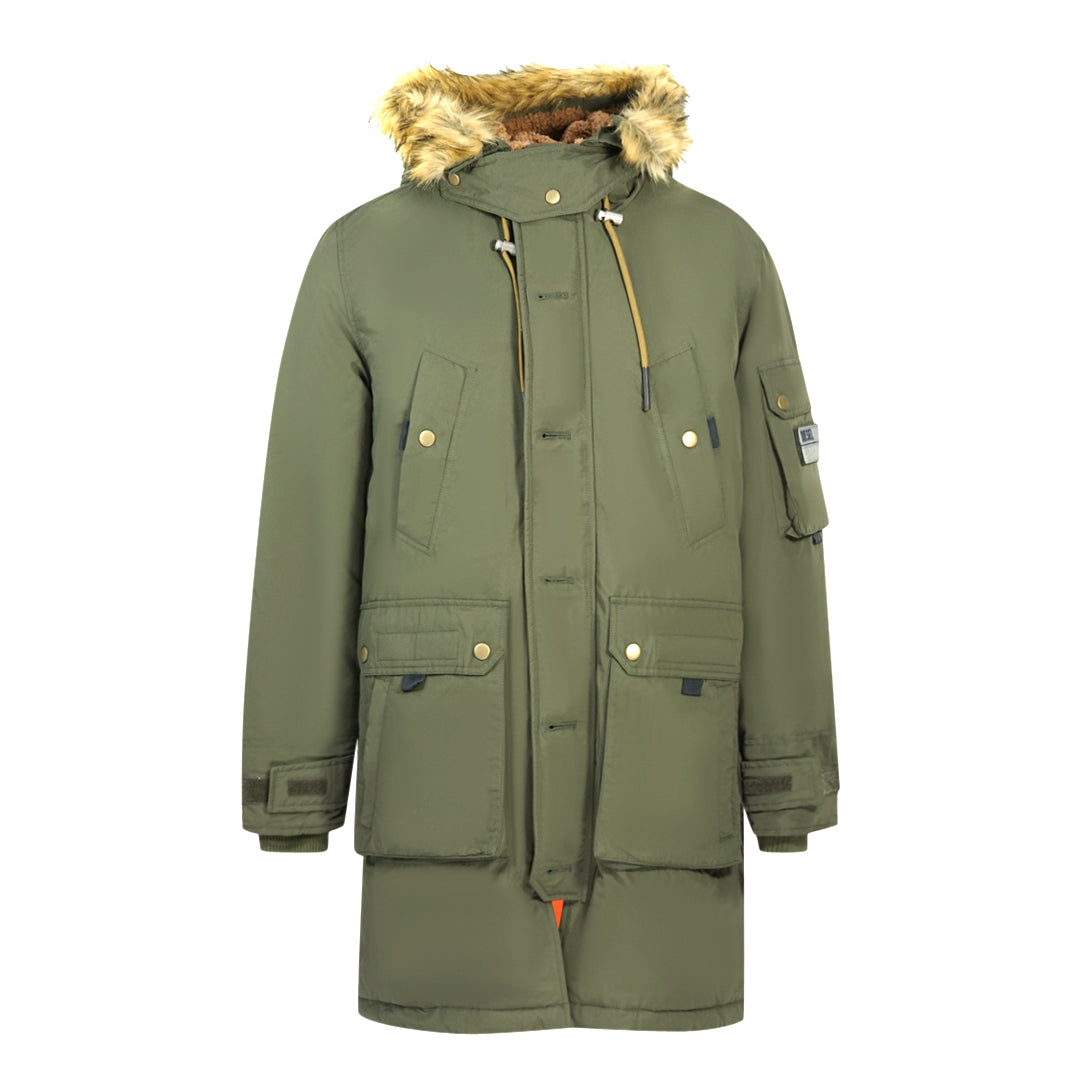 Diesel green parka hotsell