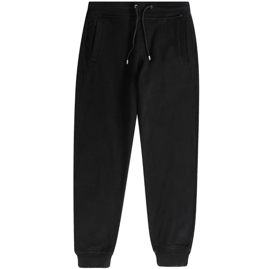 Belstaff Plain Black Cuffed Sweatpants XXXL