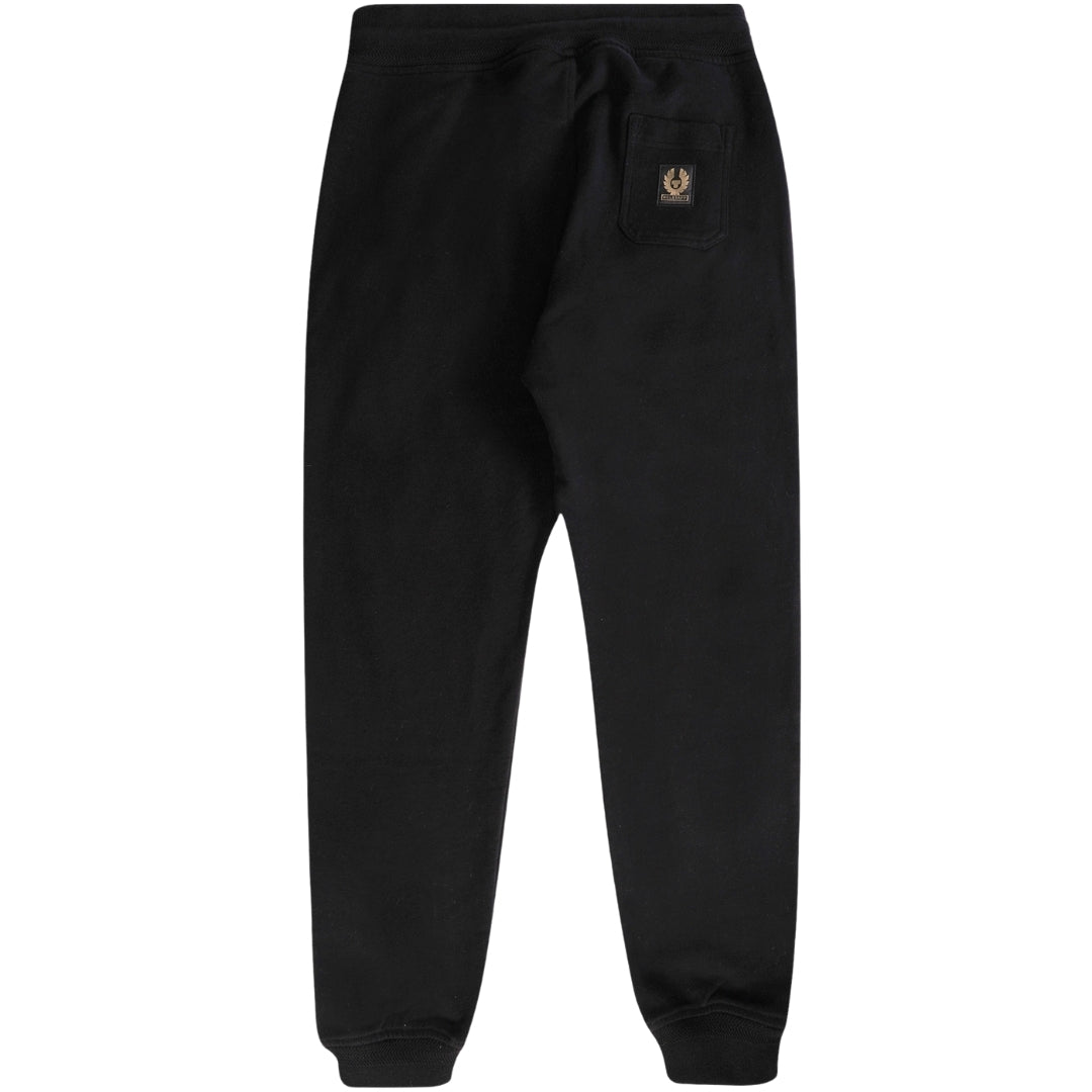 Belstaff Plain Black Cuffed Sweatpants XXXL