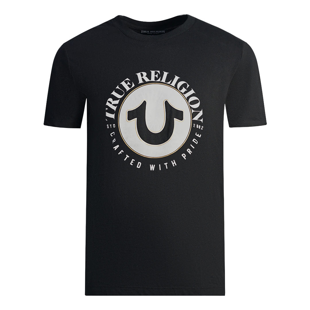 True Religion Circle Logo Black T-Shirt