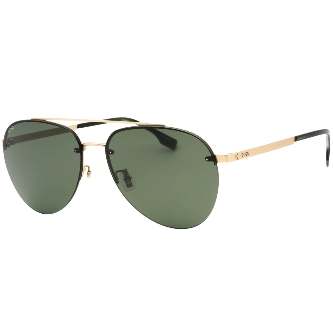 Hugo Boss Green Len Matte Gold Sunglasses One Size