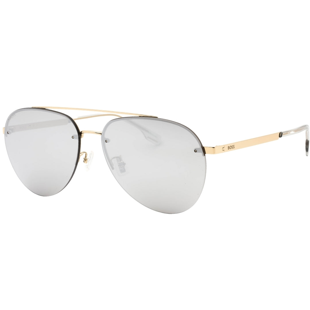 Hugo Boss Silver Lens Gold Sunglasses One Size