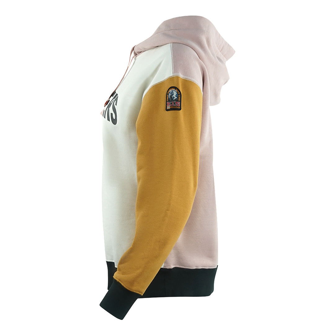 Parajumpers Colour Block White Hoodie