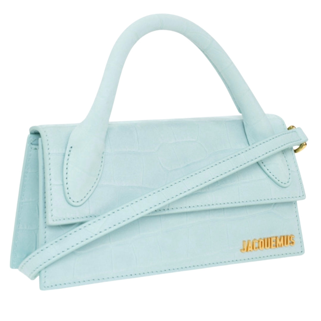 Jacquemus Le Chiquito Long Light Blue Bag