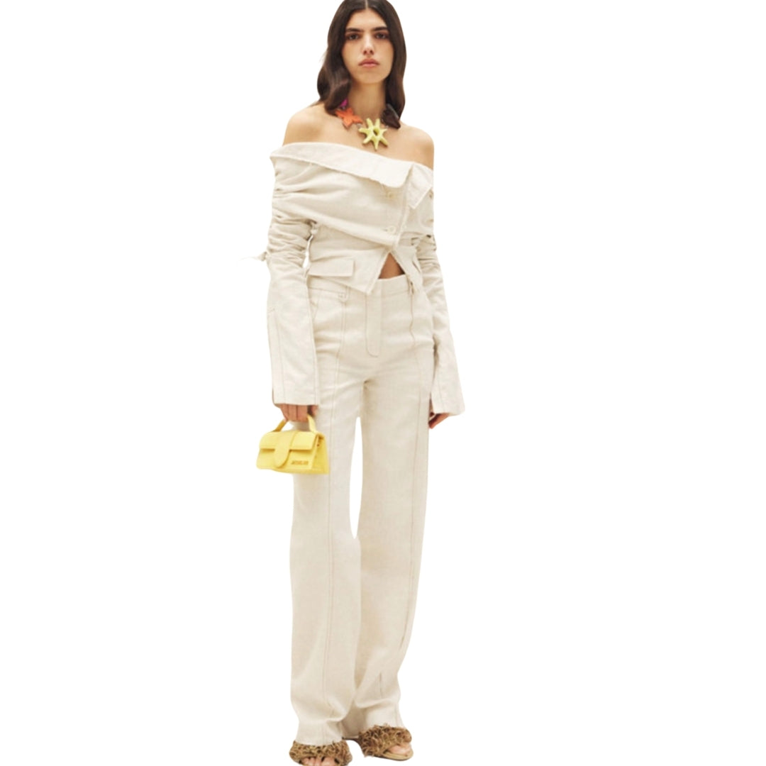 Jacquemus Le Bambino Pale Yellow Bag