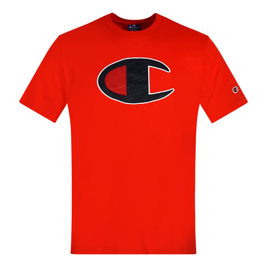Champion Large C Logo Red T-Shirt