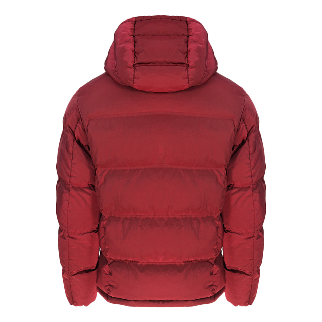 Champion Branded Red Hooded Padded Jacket