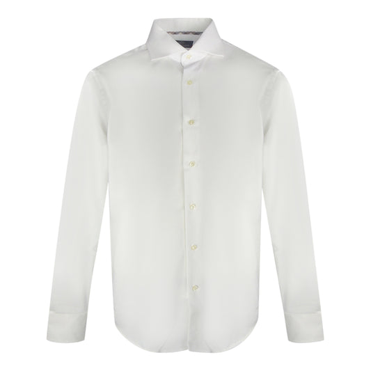 Aquascutum Long Sleeve White Shirt