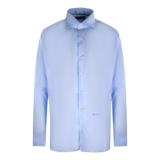 Aquascutum Long Sleeve Light Blue Shirt