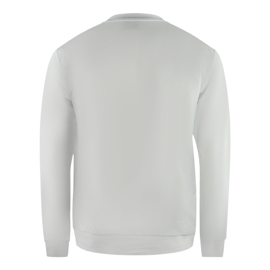 EA7 Box Logo White Sweatshirt