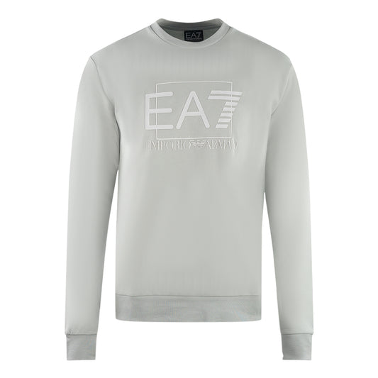 EA7 Box Logo Oyster Mushroom Sweatshirt
