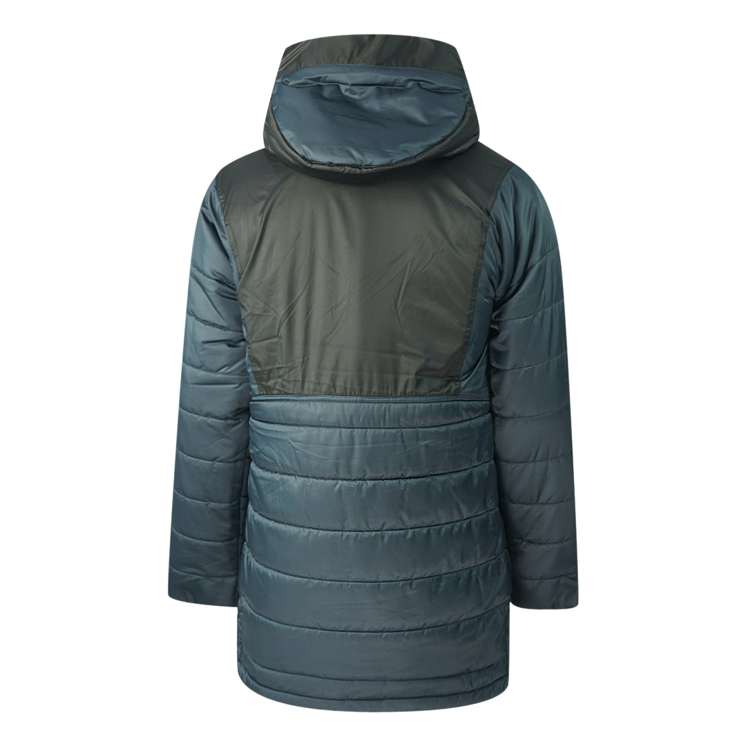 Puma Bamberg Padded Blue Winter Long Jacket - Nova Clothing