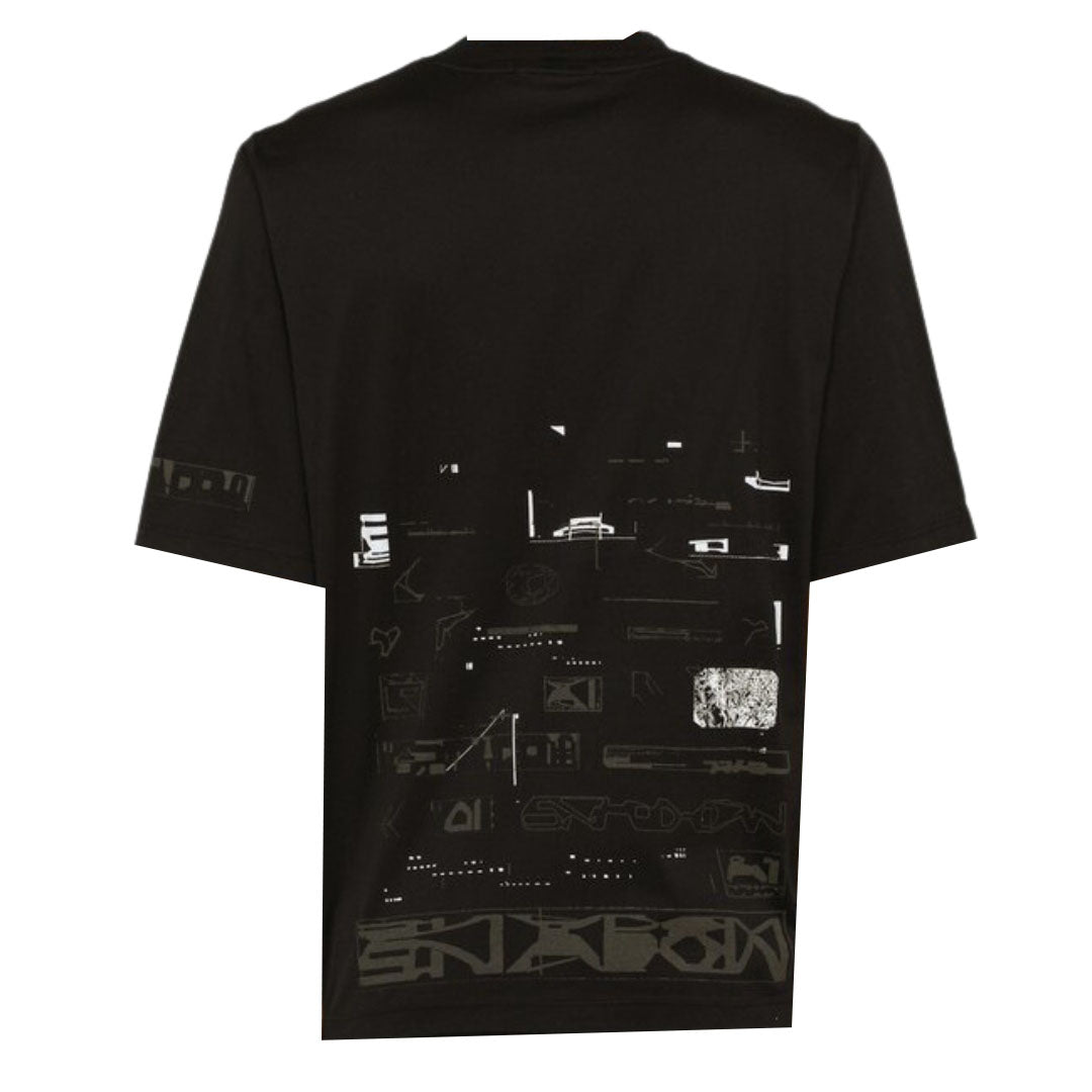 Stone Island Shadow Project Patch Design Black T-Shirt