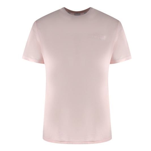 Burberry Monotone Logo Alabaster Pink T-Shirt M