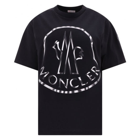 Moncler Bold Circle Logo Black T-Shirt