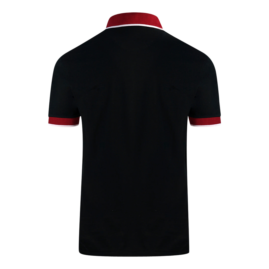North Sails NS Colour Block Black Polo Shirt