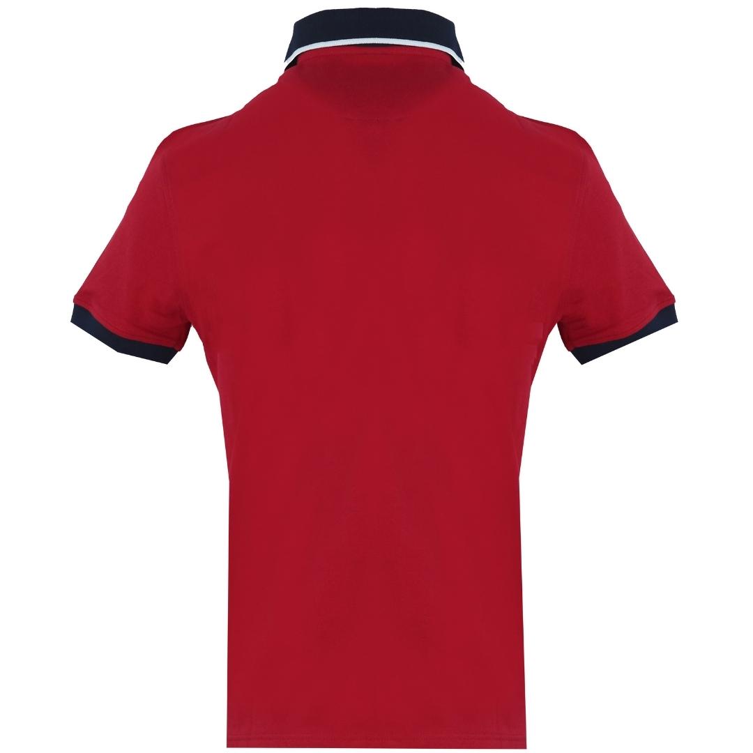 North Sails Contrast Collar Red Polo