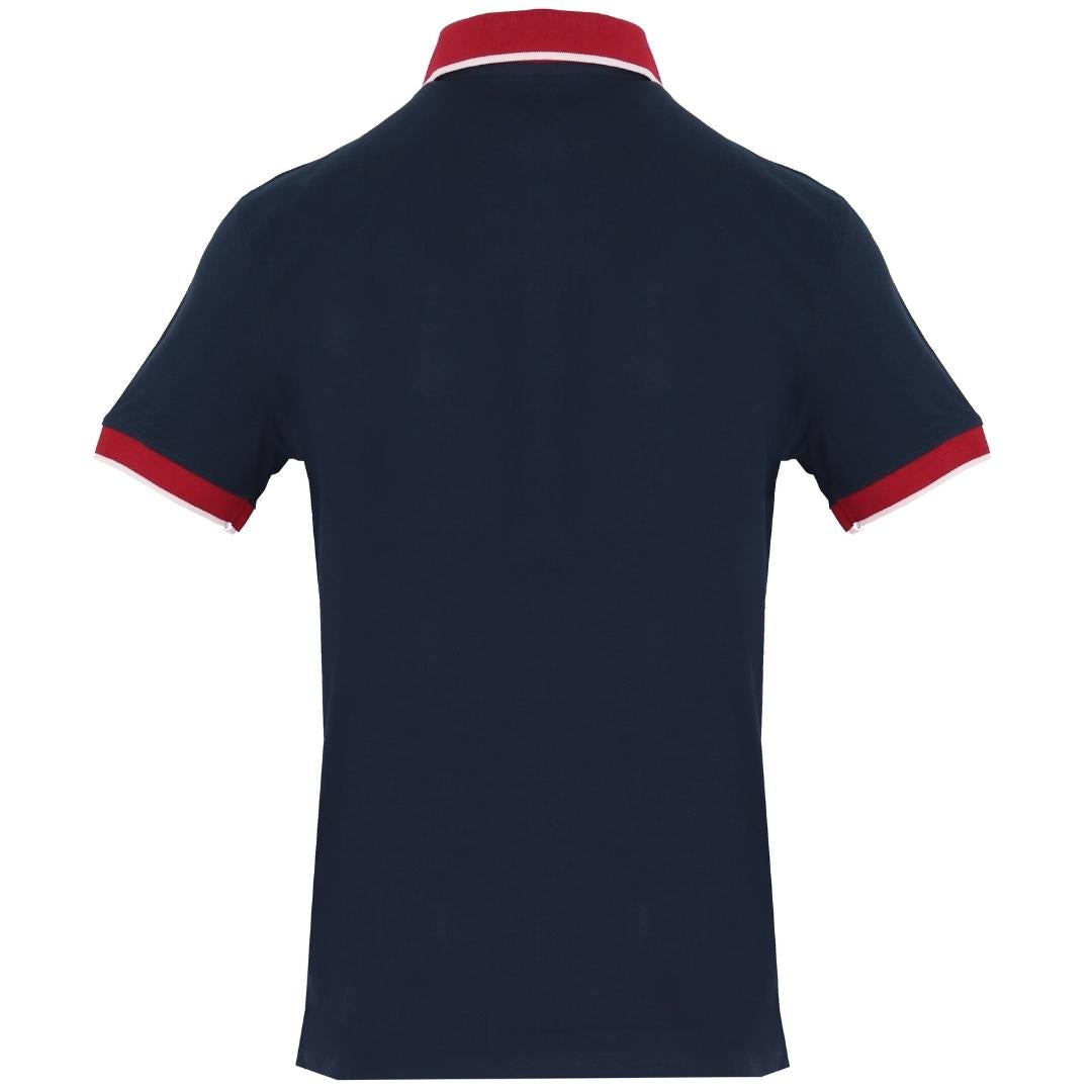 North Sails Contrast Collar Navy Blue Polo