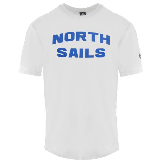 North Sails Block Brand Logo White T-Shirt
