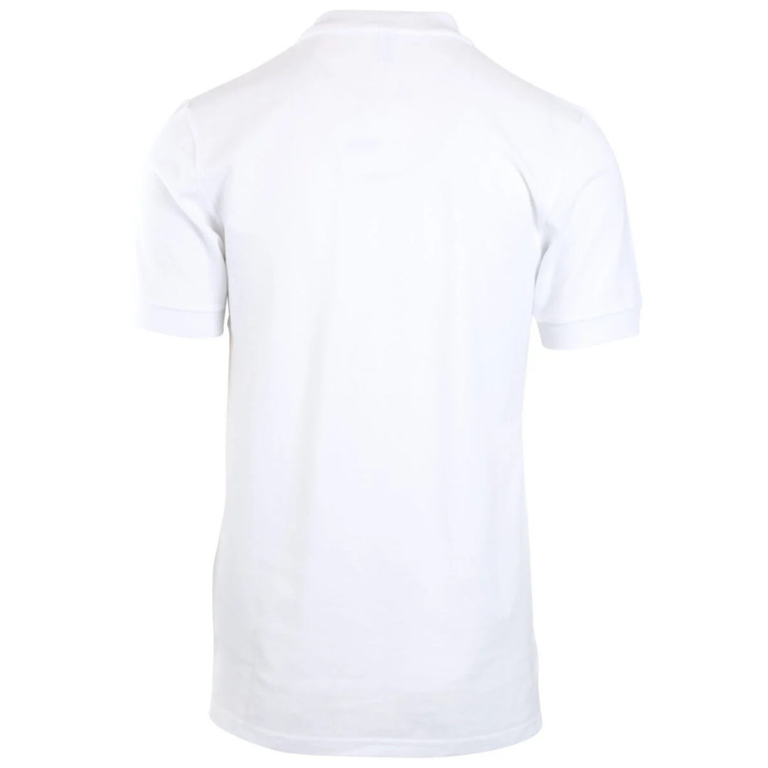 Moschino Swim Logo White Polo Shirt XS