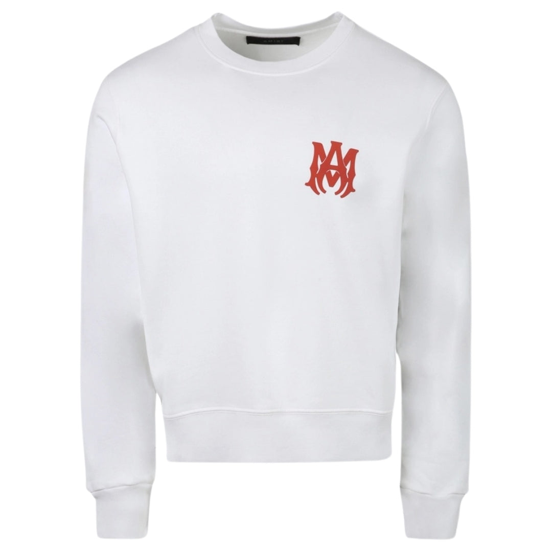 Amiri MA Logo White Sweatshirt S