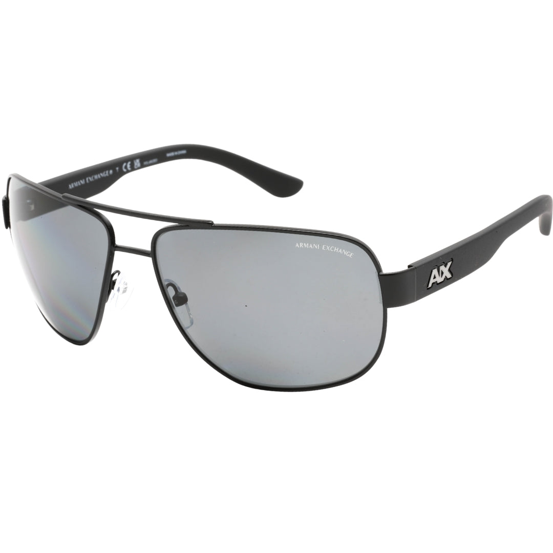 Armani Exchange AX2012S 606381 Black Sunglasses 62/14/125