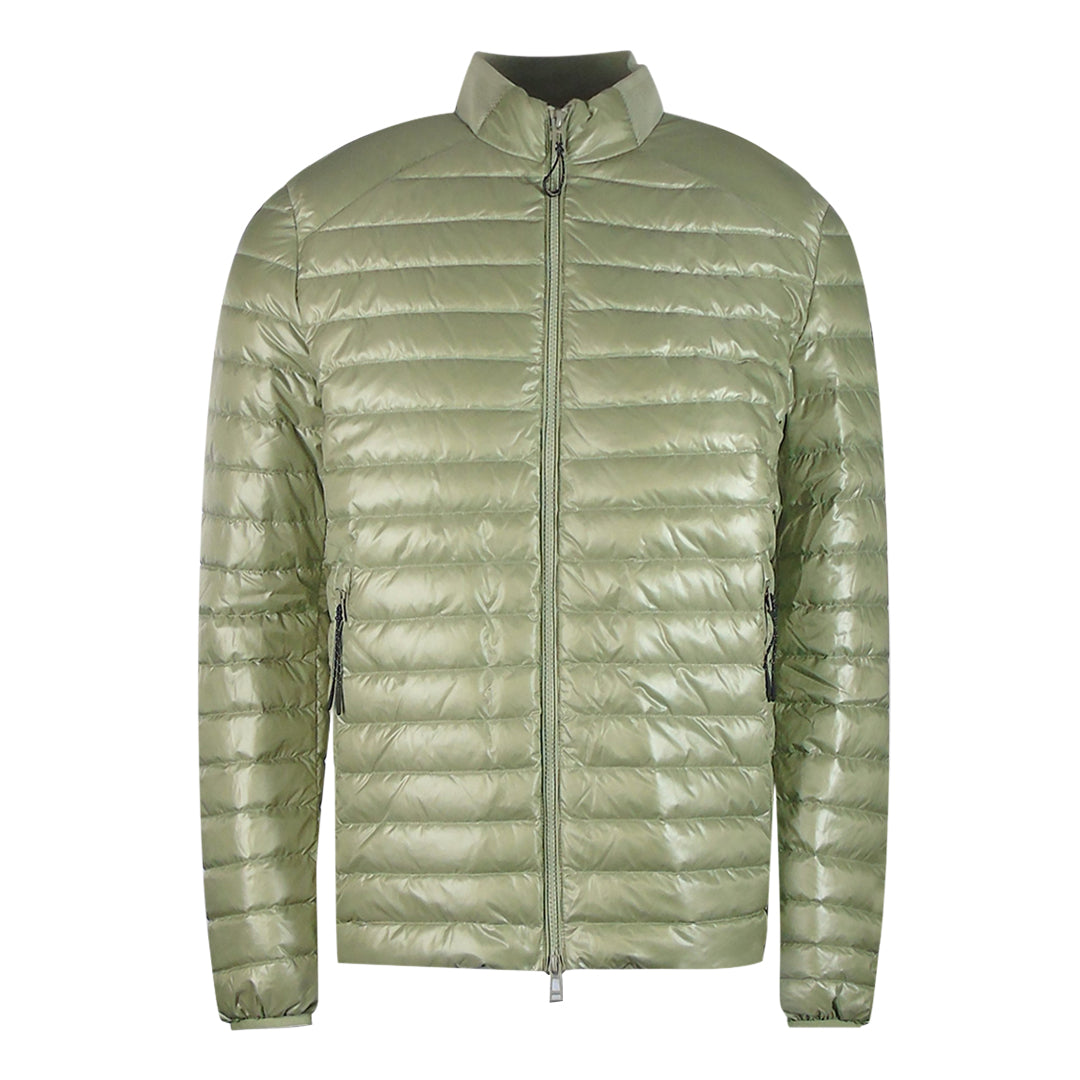 Belstaff Airframe Echo Green Shiny Down Filled Jacket XS