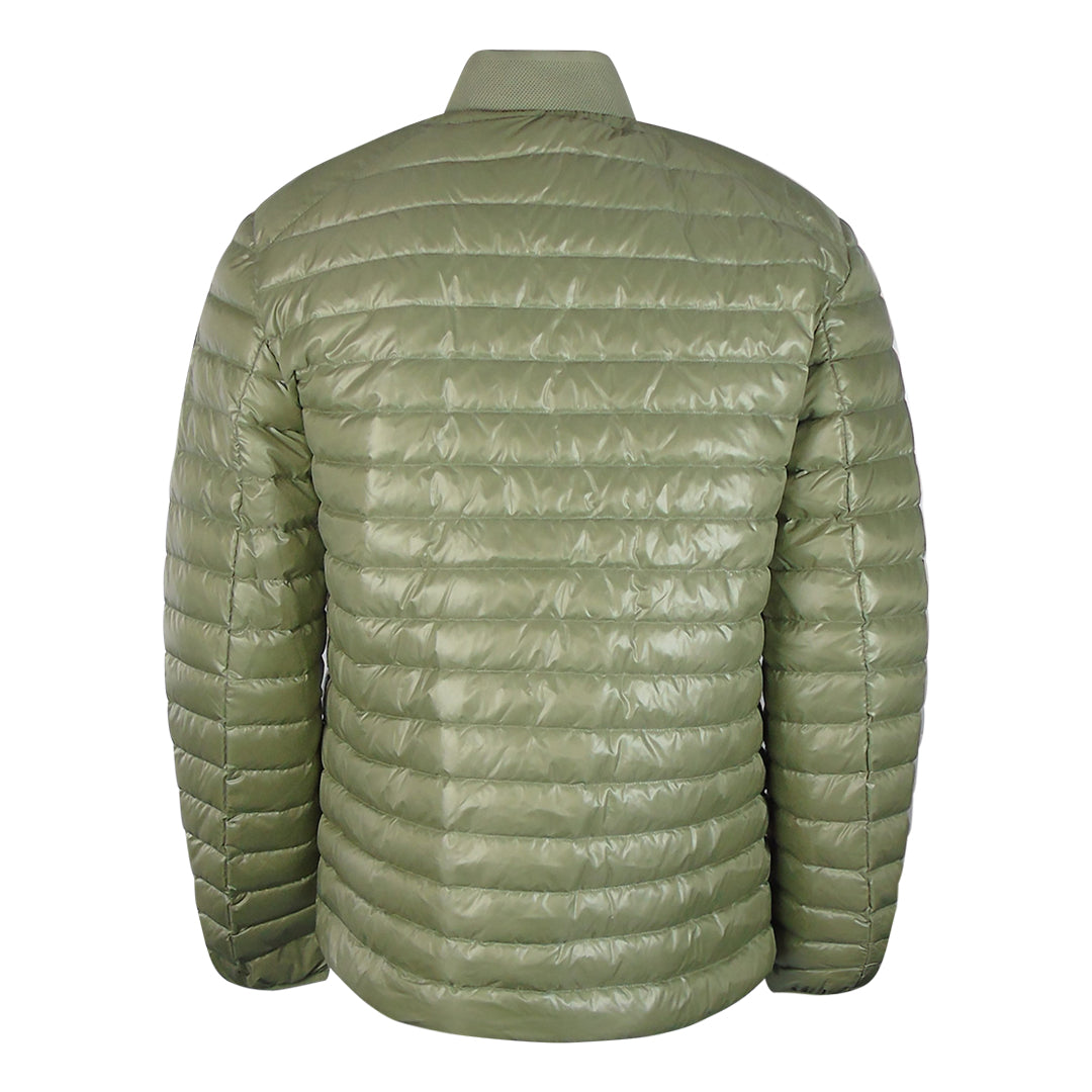 Belstaff Airframe Echo Green Shiny Down Filled Jacket XS