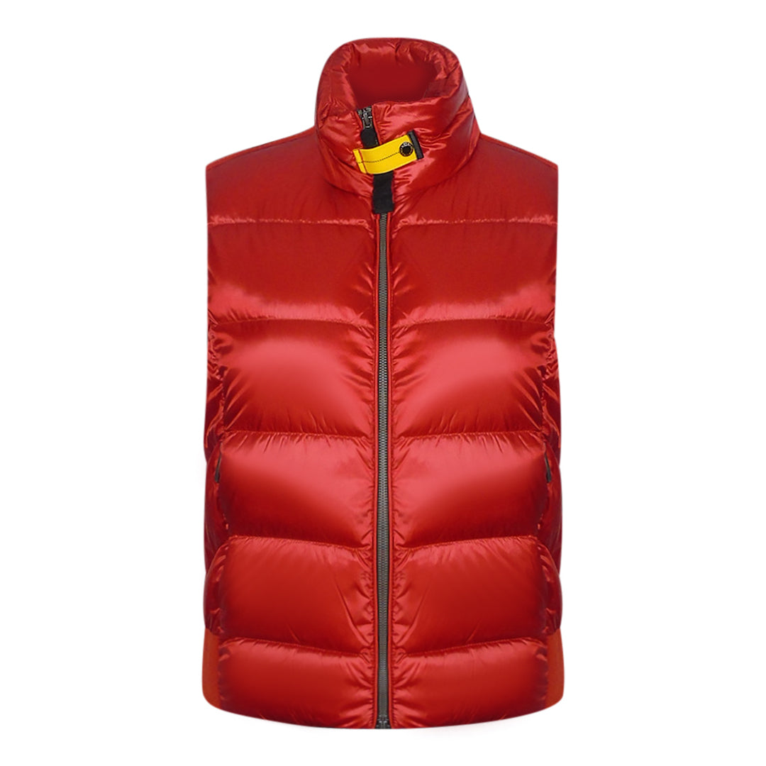 Parajumpers Ali Red Down Gilet Jacket S