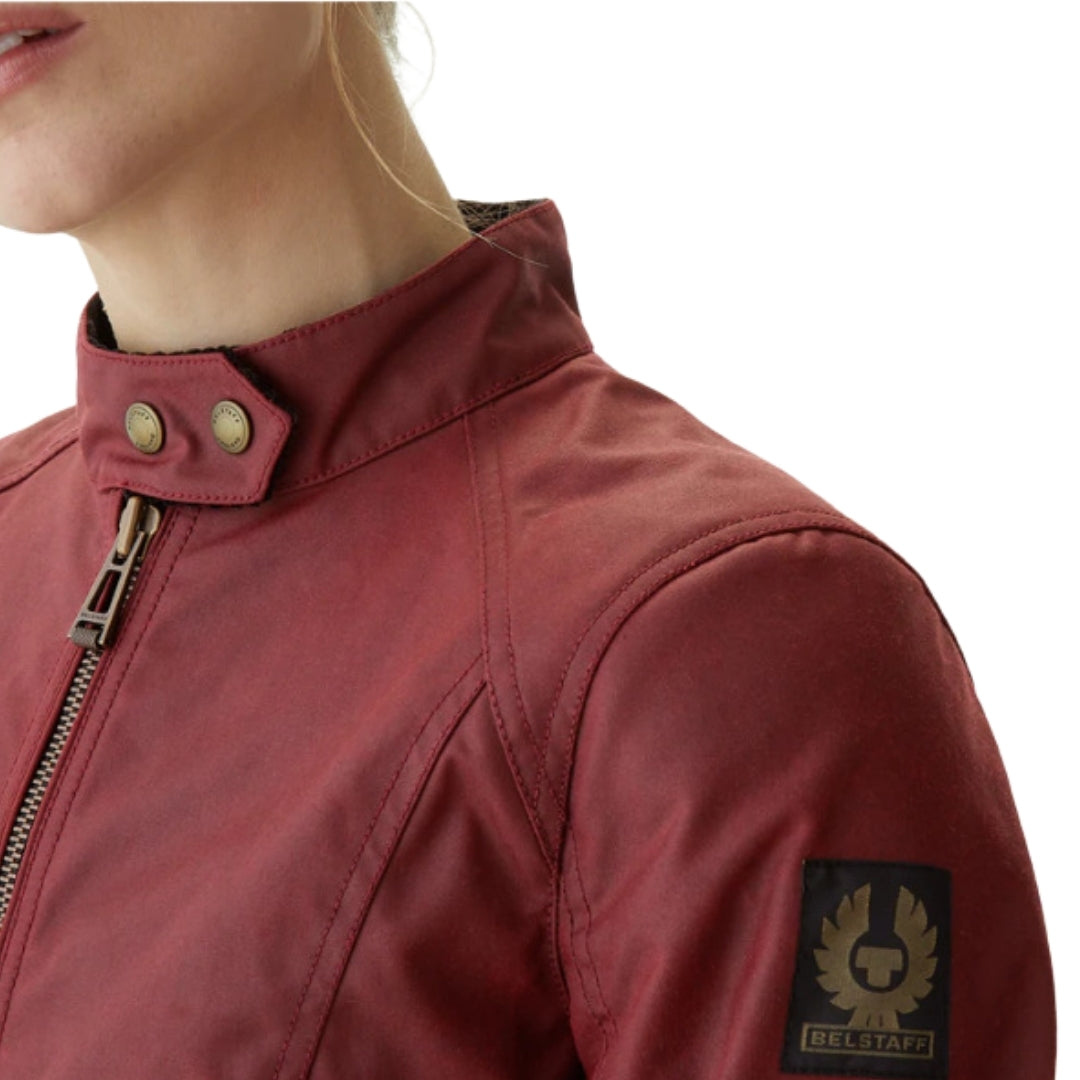 Belstaff Antrim Waxed Cotton Racing Red Jacket XXS