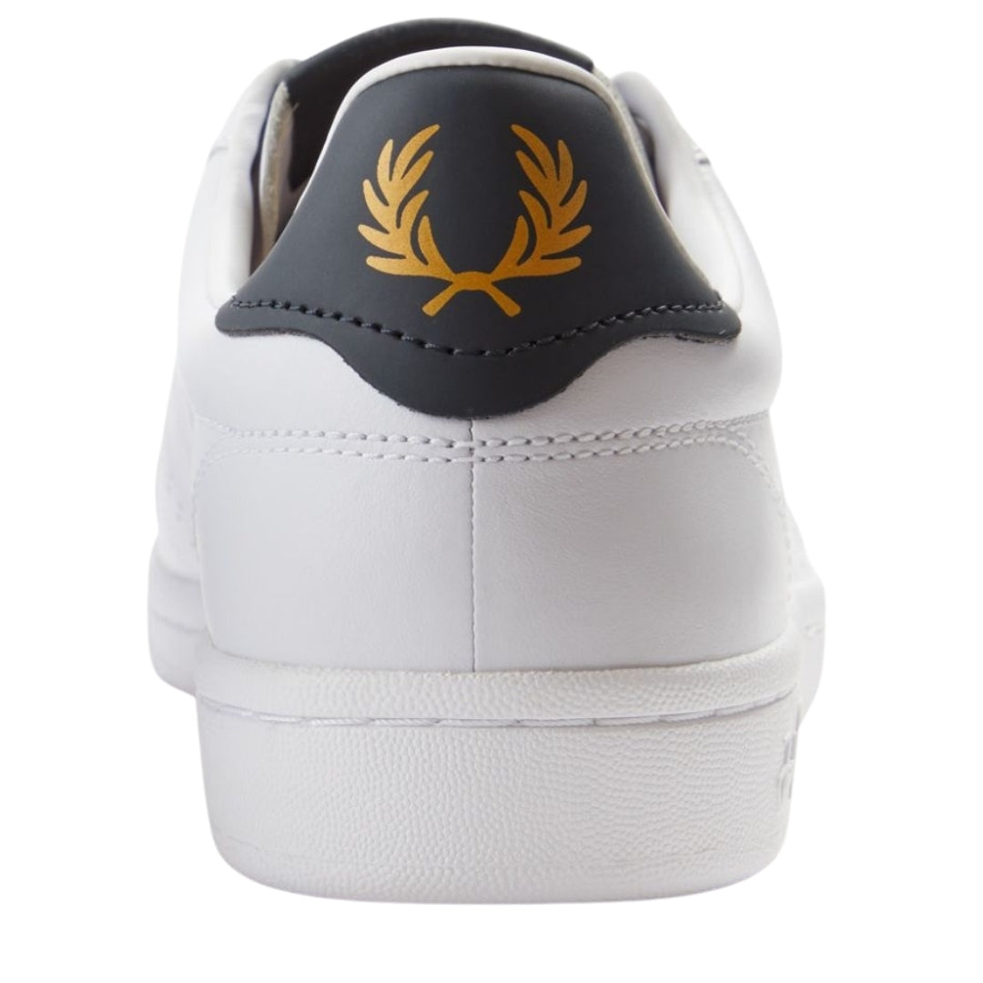 Fred Perry Basic White Leather Shoes UK 6.5