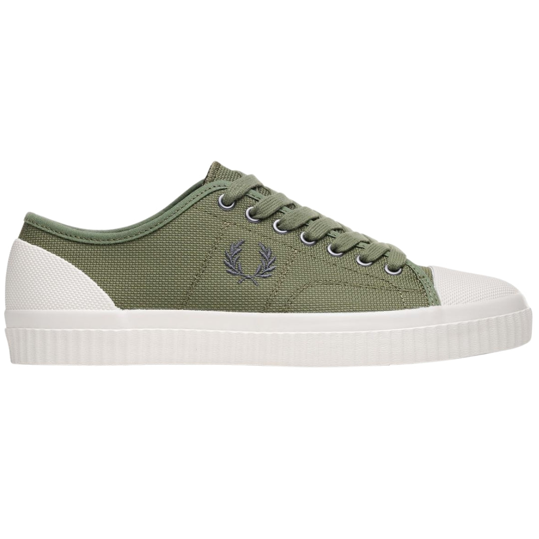 Fred Perry Hughes Low Textured Poly Parka Green Shoes UK 7