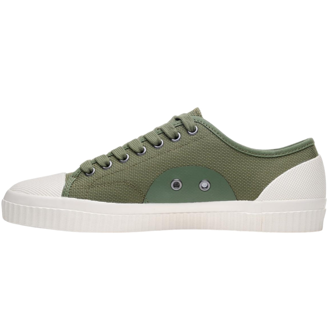 Fred Perry Hughes Low Textured Poly Parka Green Shoes UK 7