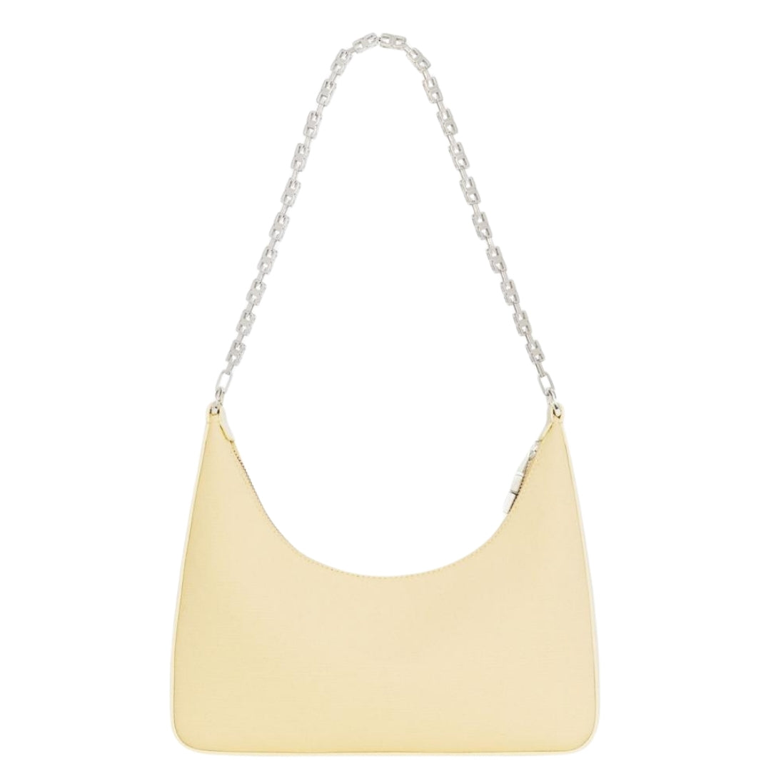 Givenchy Moon Cut Out Small Pale Yellow Hobo Bag