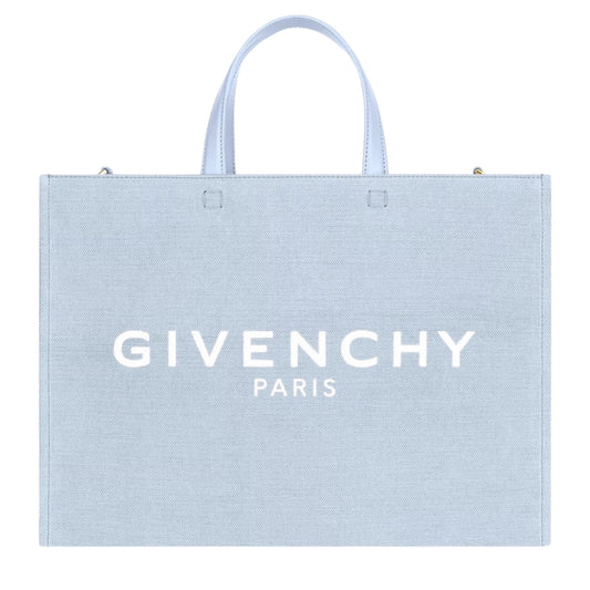 Givenchy G-Tote Cloud Blue Medium Tote Bag