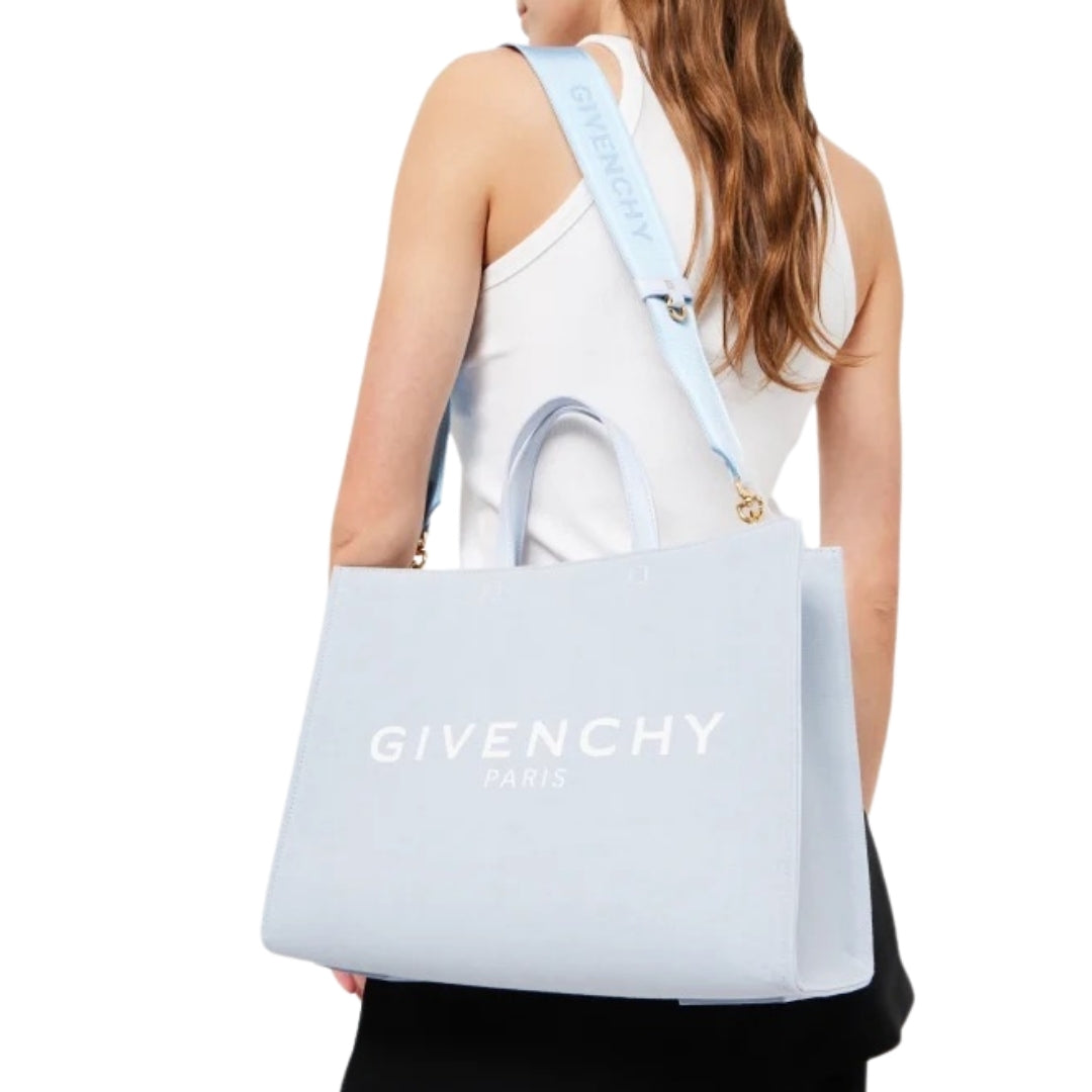 Givenchy G-Tote Cloud Blue Medium Tote Bag