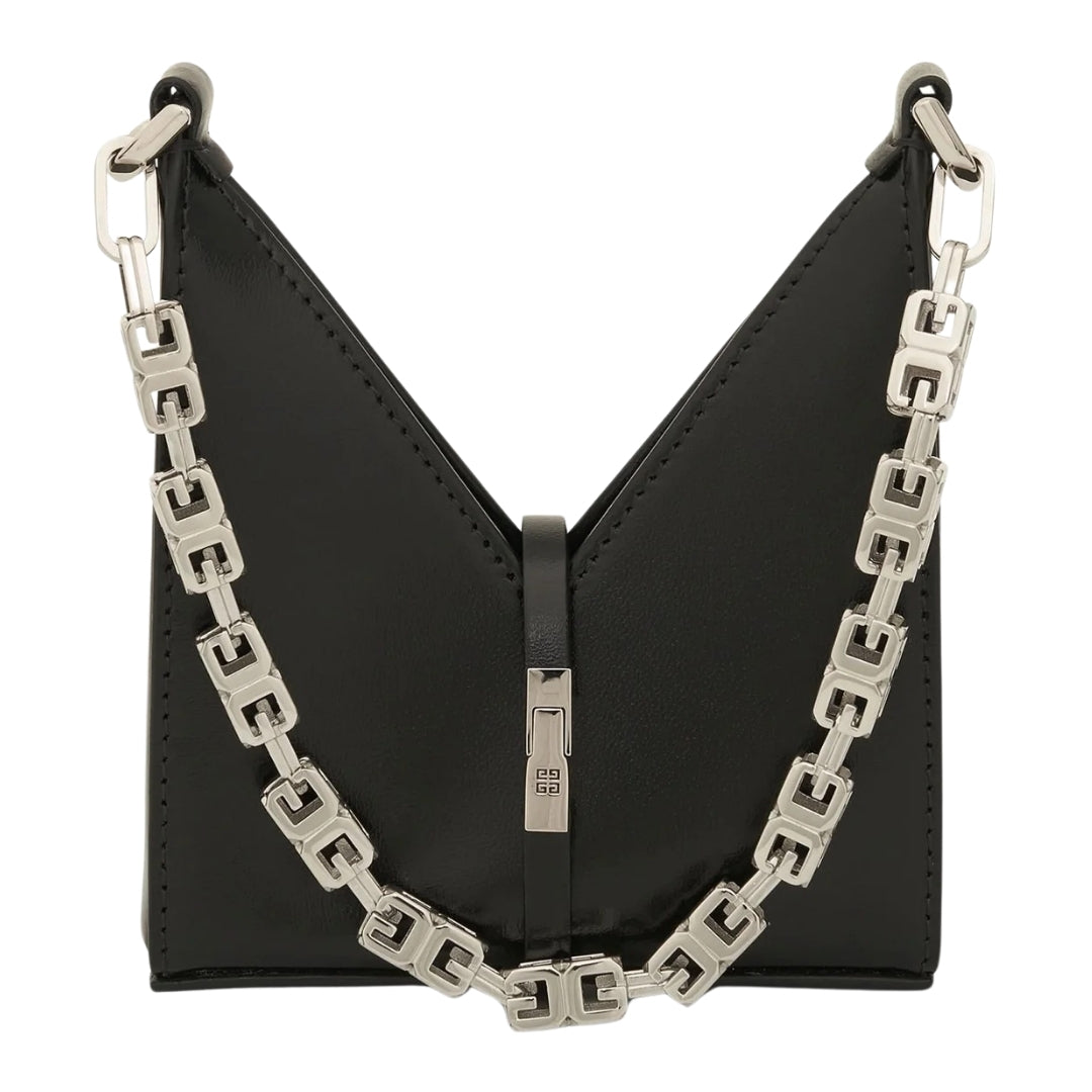 Givenchy Cut Out With Chain Black Micro Bag