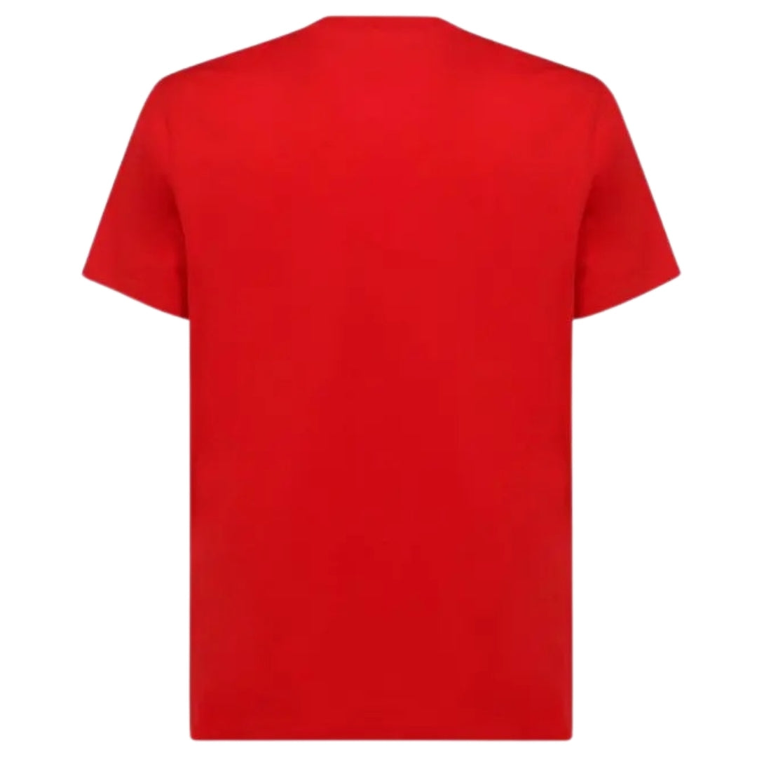 Givenchy Refracted Embroidered Logo Oversized Red T-Shirt S