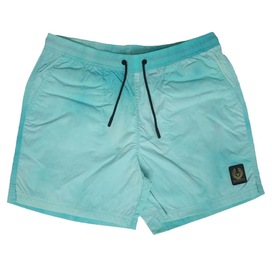 Belstaff Breaker Ocean Green Shorts