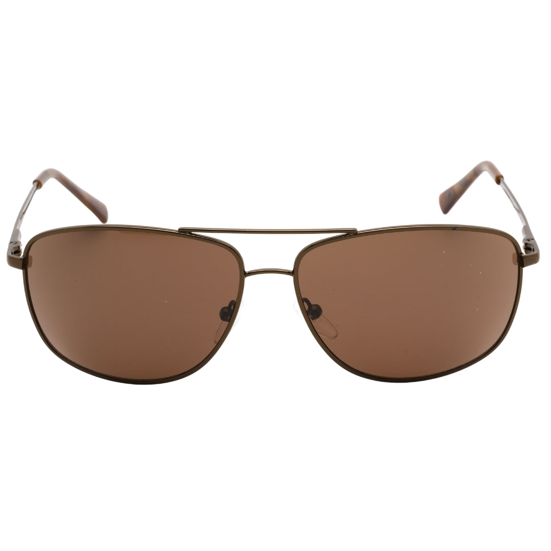 Calvin Klein Brown Lens Brown Sunglasses One Size