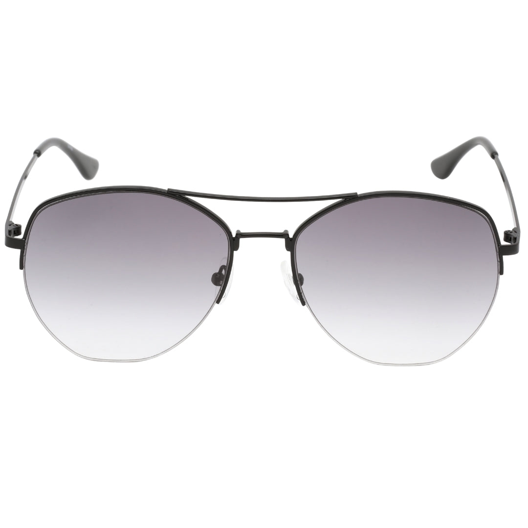 Calvin Klein Grey Gradient Lensed Black Sunglasses One Size