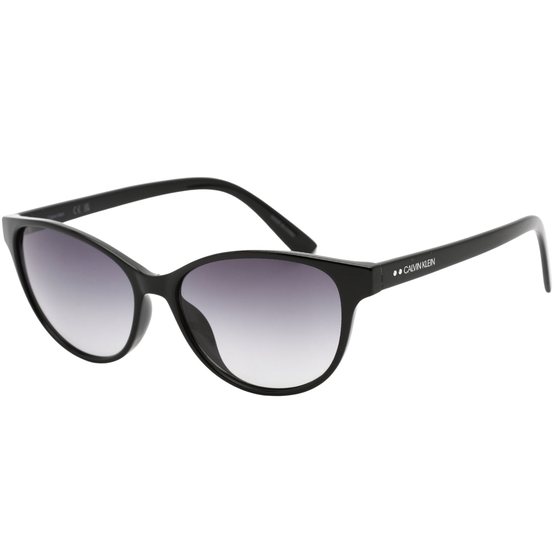 Calvin Klein Grey Gradient Black Sunglasses One Size