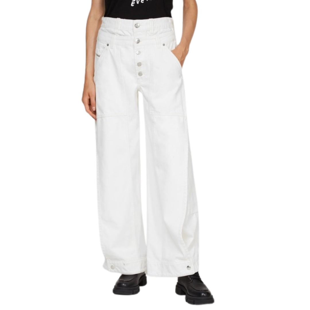 Diesel D-Laly-SP Flare Fit White Jeans  W23 / 30L