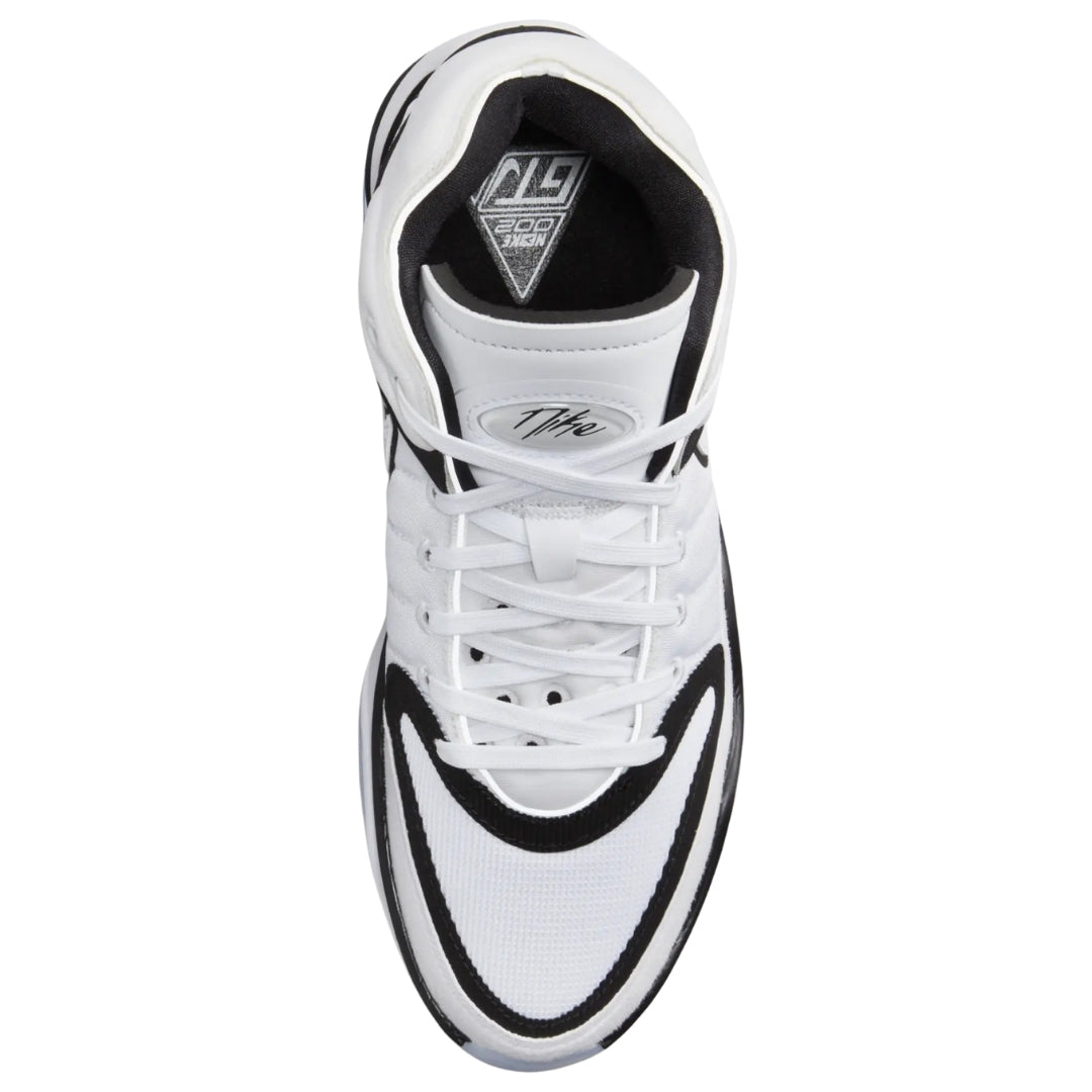 Nike Air Zoom G.T. Hustle 2 White Basketball Trainers UK 6.5