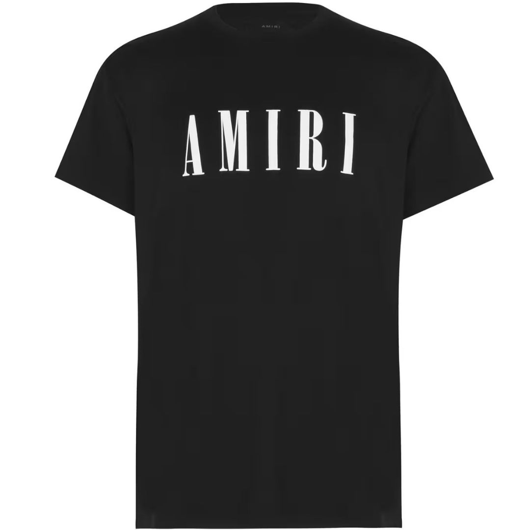 Amiri Print Logo Black T-Shirt L