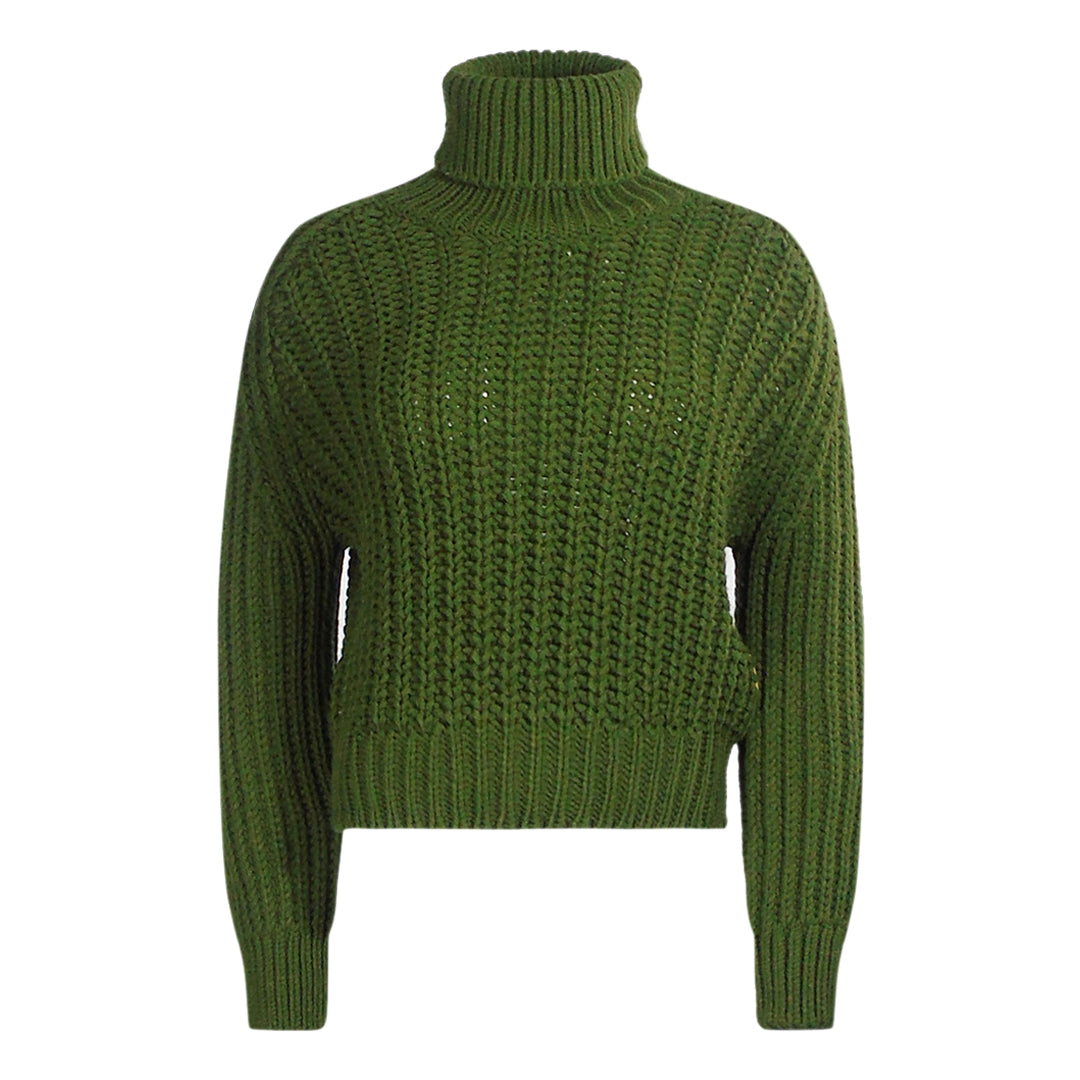 Parajumpers Knitted Dark Green Sweater S