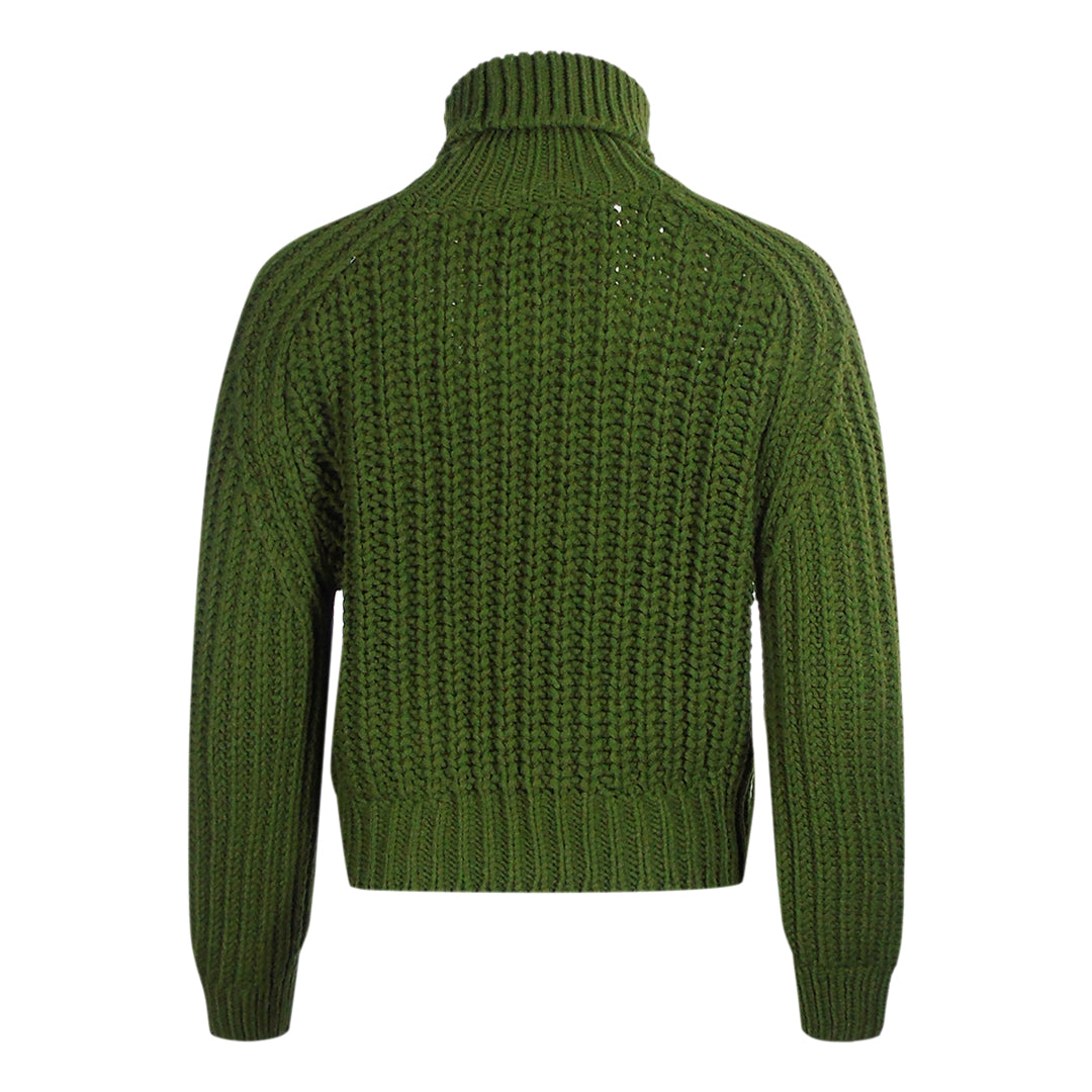 Parajumpers Knitted Dark Green Sweater S